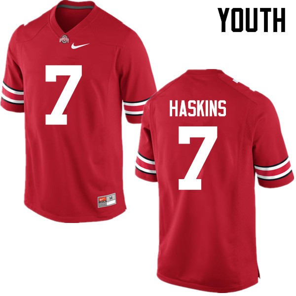 Ohio State Buckeyes #7 Dwayne Haskins Youth High School Jersey Red OSU17620